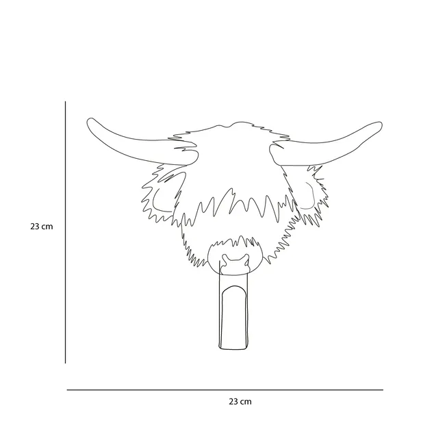 Coat Hook | Wild & Soft | Highland Cow