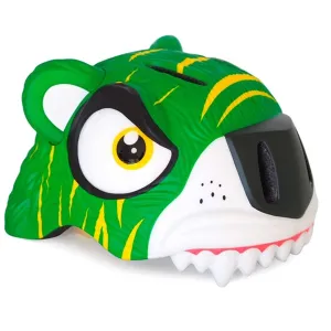 Crazy Safety Tiger Bicycle Helmet Green