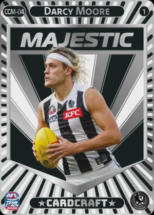 Darcy Moore, CCM-04-1, Majestic Card Craft, 2025 Teamcoach AFL