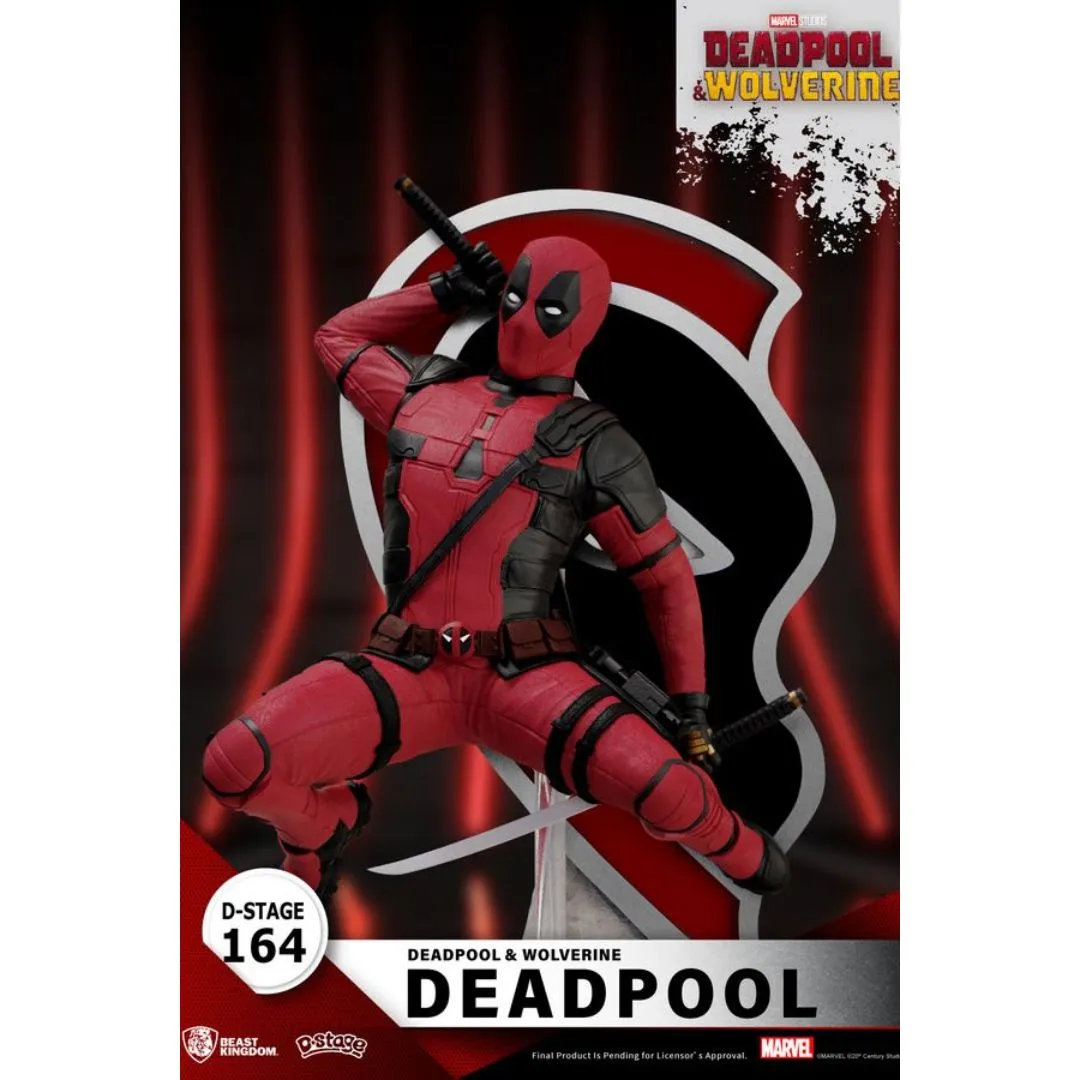 Deadpool & Wolverine - Deadpool D Stage Statue By Beast Kingdom