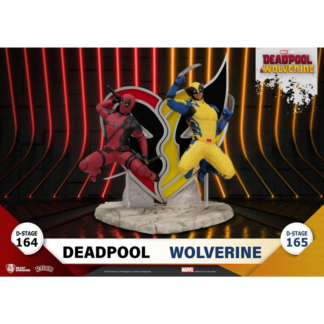Deadpool & Wolverine - Deadpool D Stage Statue By Beast Kingdom
