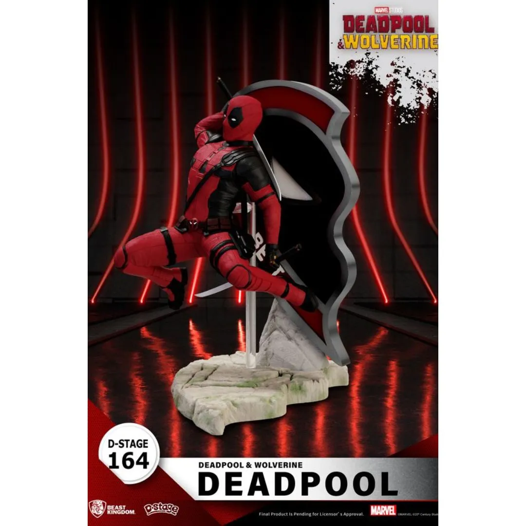 Deadpool & Wolverine - Deadpool D Stage Statue By Beast Kingdom