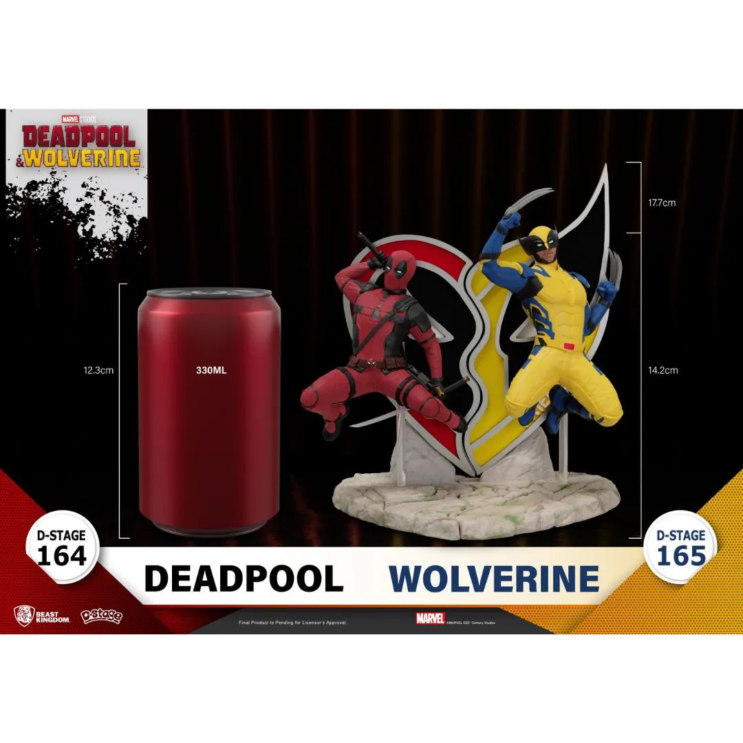 Deadpool & Wolverine - Deadpool D Stage Statue By Beast Kingdom