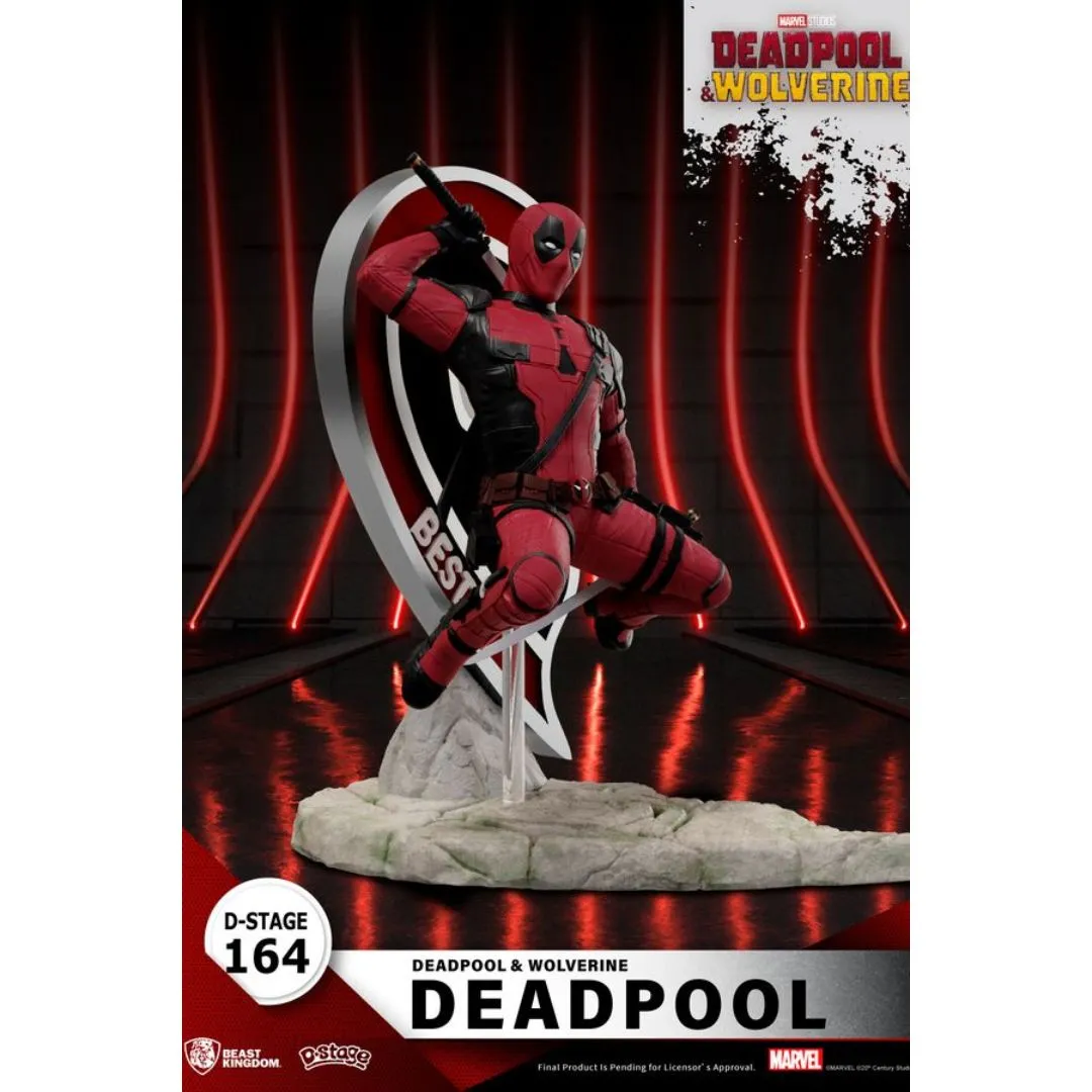 Deadpool & Wolverine - Deadpool D Stage Statue By Beast Kingdom