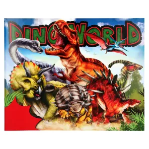 Depesche Dino World Sticker Fun, Colouring Book