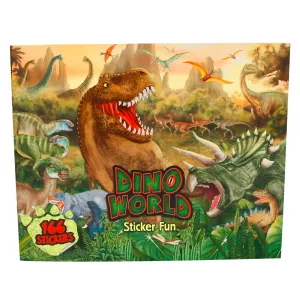 Depesche Dino World Stickerfun Colouring Book
