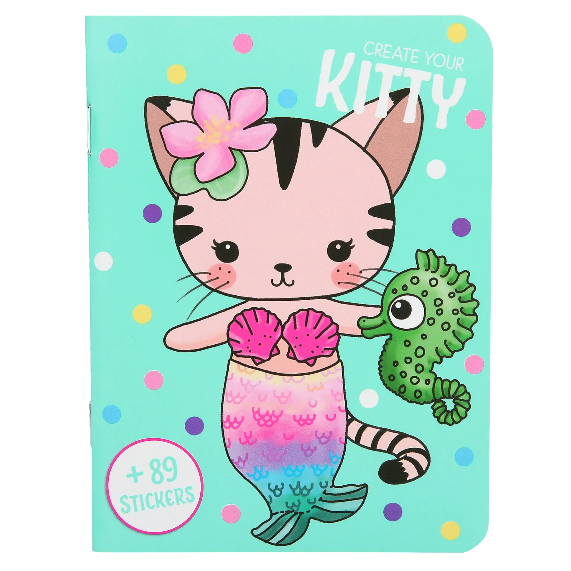 Depesche Dress Up Your Kitty Colouring Book (1pc)