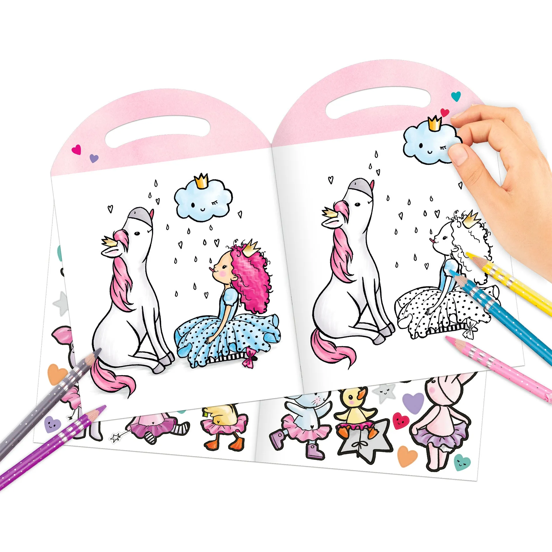 Depesche Princess Mimi Colouring Book Bag