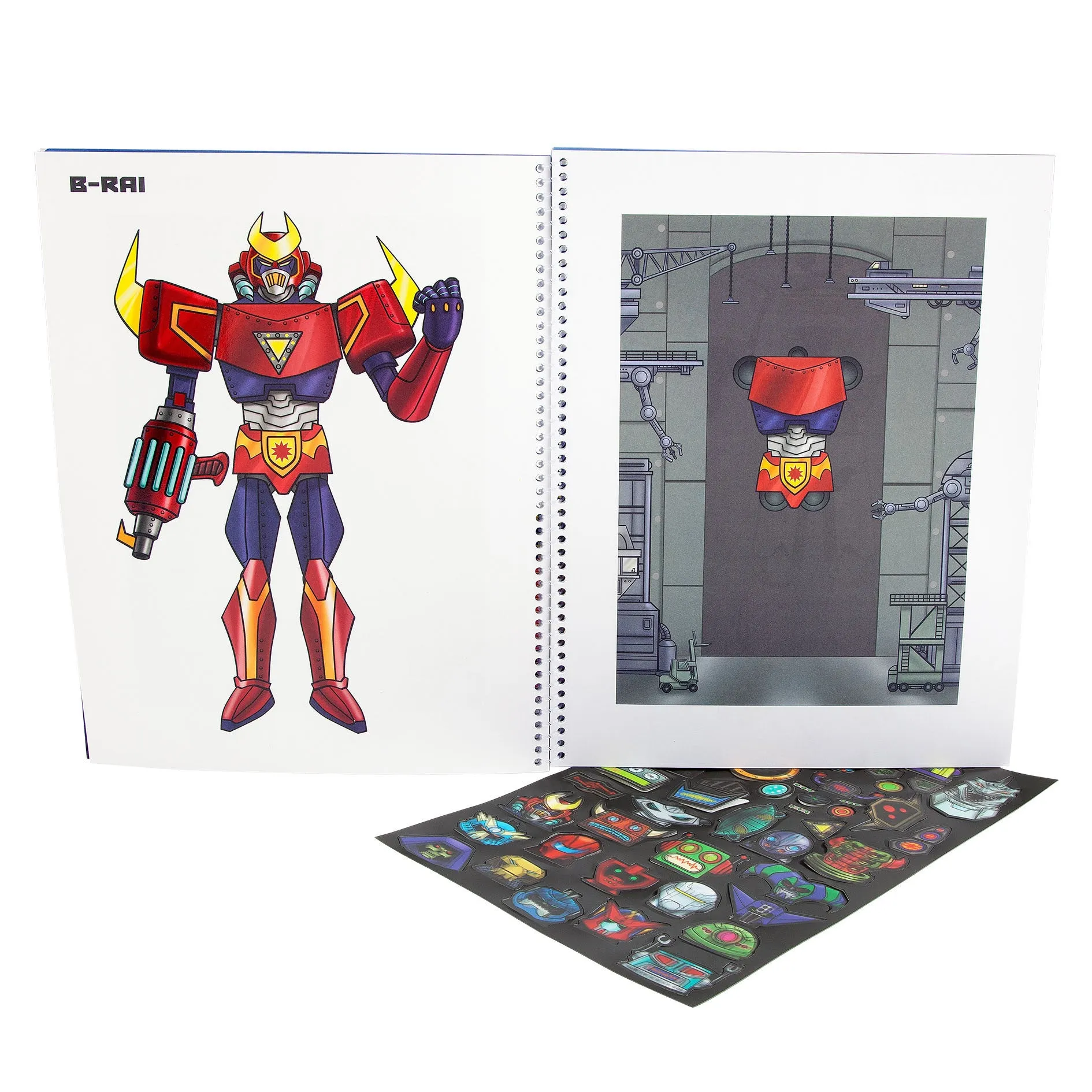 Depesche Robo Designer Colouring Book