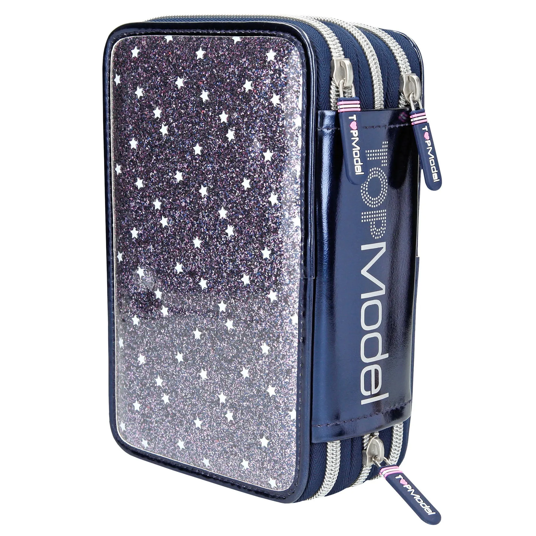 Depesche Topmodel Filled Pencil Case Triple Friends Navy