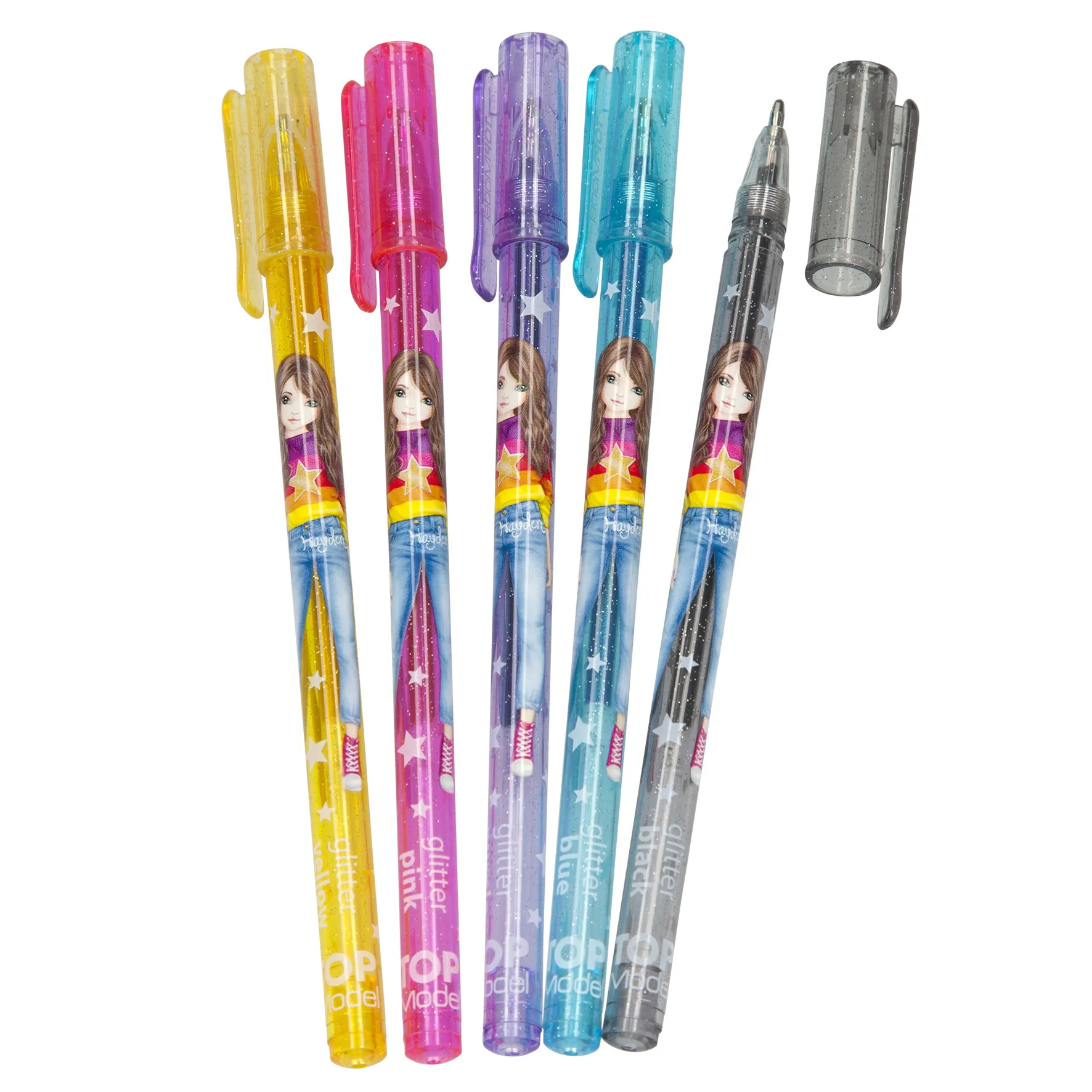 Depesche Topmodel Glitter Gelpen Set