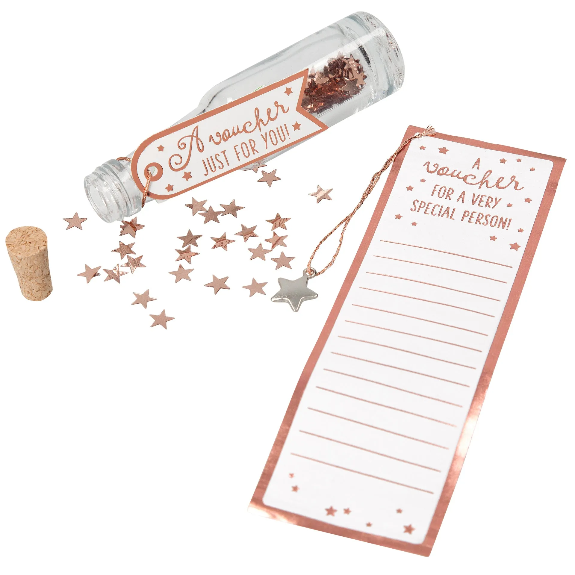 Depesche Wish Fulfiller Little Glass Bottle (1pc)