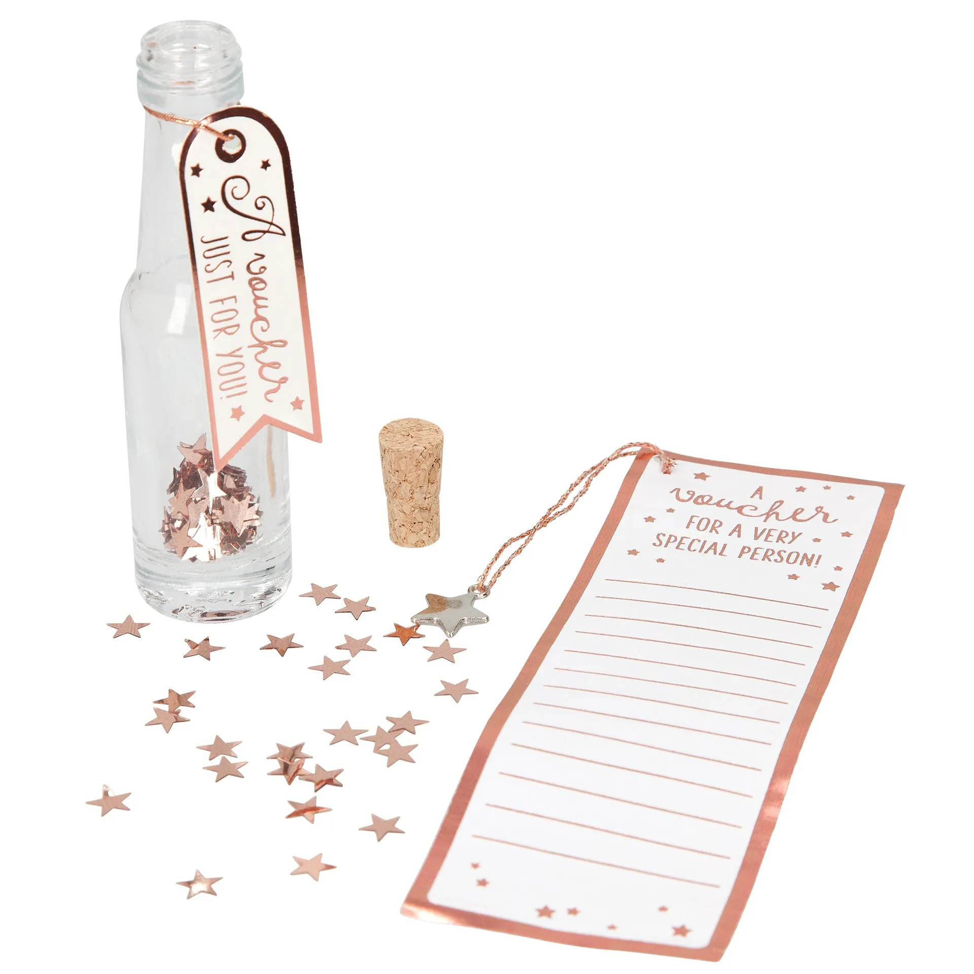 Depesche Wish Fulfiller Little Glass Bottle (1pc)