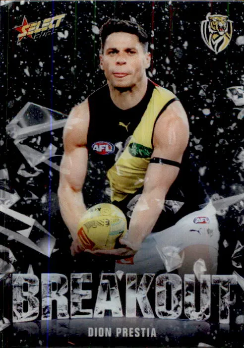 Dion Prestia, B68, Breakout, 2025 Select AFL Footy Stars