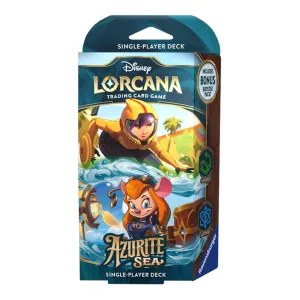 Disney Lorcana - Emerald/Sapphire - S6 Azurite Sea Single Player Deck