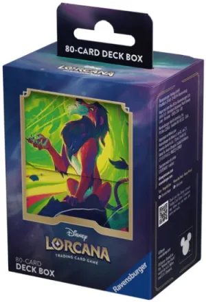 Disney Lorcana TCG Azurite Sea Deck Box Scar Vengeful Lion