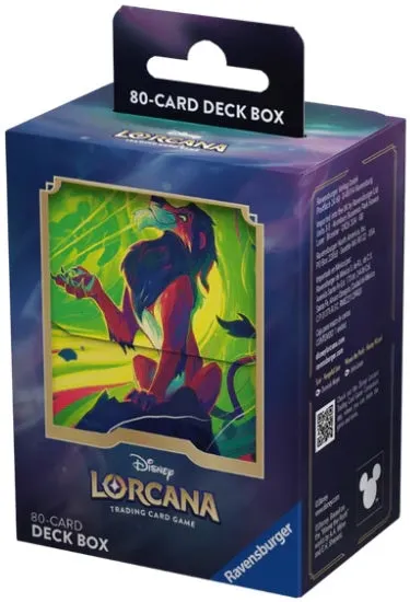 Disney Lorcana TCG Azurite Sea Deck Box Scar Vengeful Lion