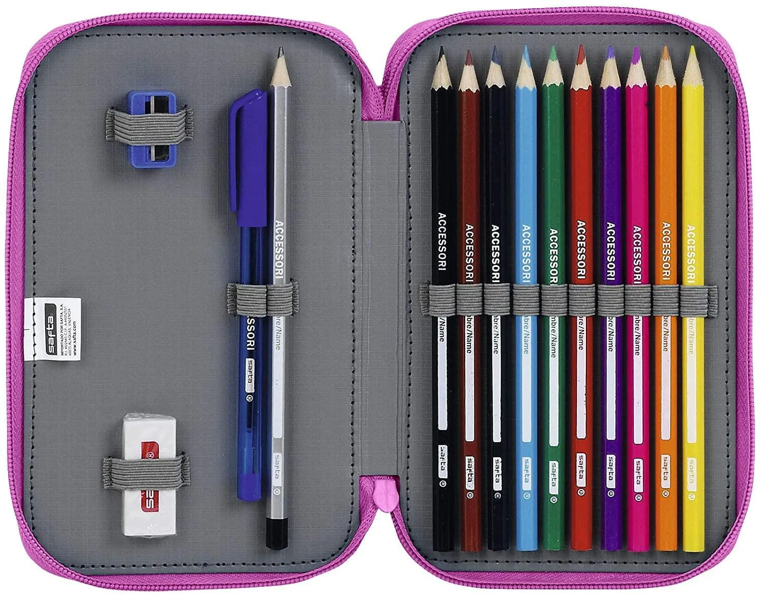 Disney Minnie Palms Official Double Pencil Case 28pcs Set