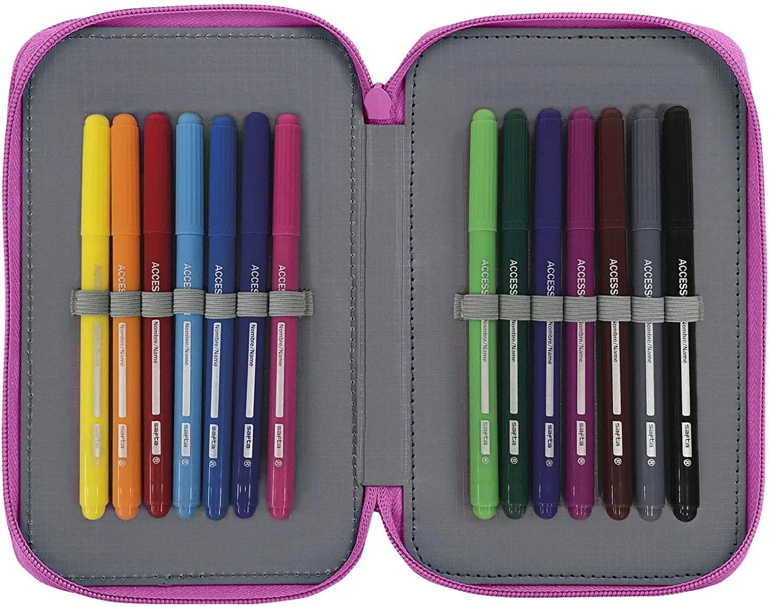 Disney Minnie Palms Official Double Pencil Case 28pcs Set