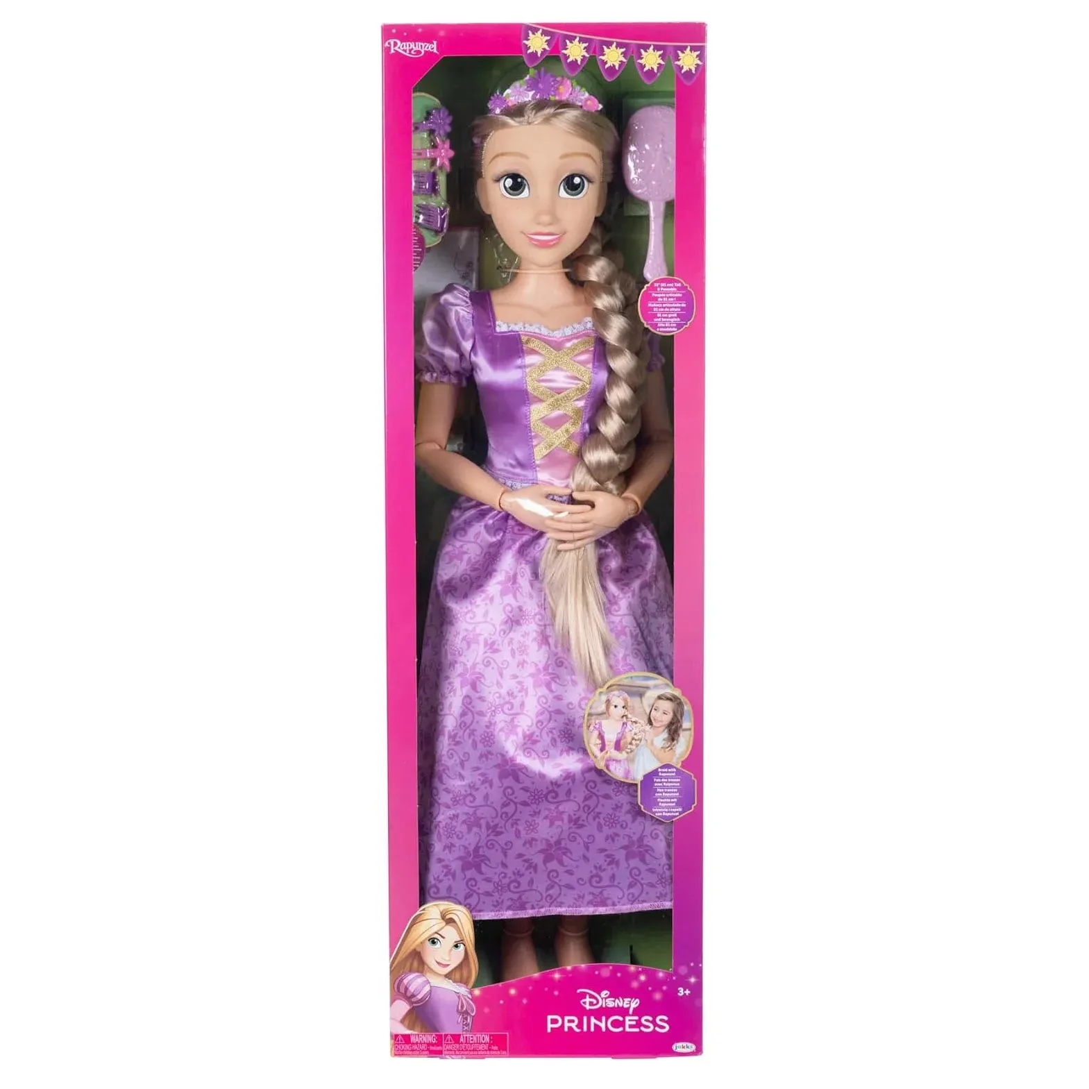 Disney Princess Rapunzel Doll Playdate 80cm