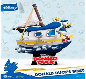 Donald Duck's Boat Diorama Stage 029 D-Stage Figure - Officially Licensed Disney Collectible for Ages 15 