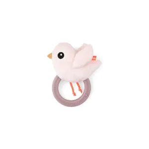 Done by Deer Sensory Rattle With Teether  - Powder - Birdee