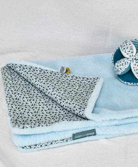 Doudou et Compagnie Blanket Douceur Yoca Le Koala - Blue Blanket