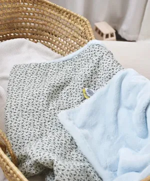 Doudou et Compagnie Blanket Douceur Yoca Le Koala - Blue Blanket