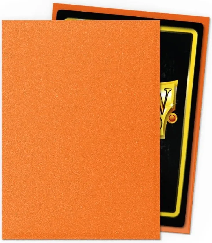 Dragon Shield 100 Count Standard Matte Sleeves Amber
