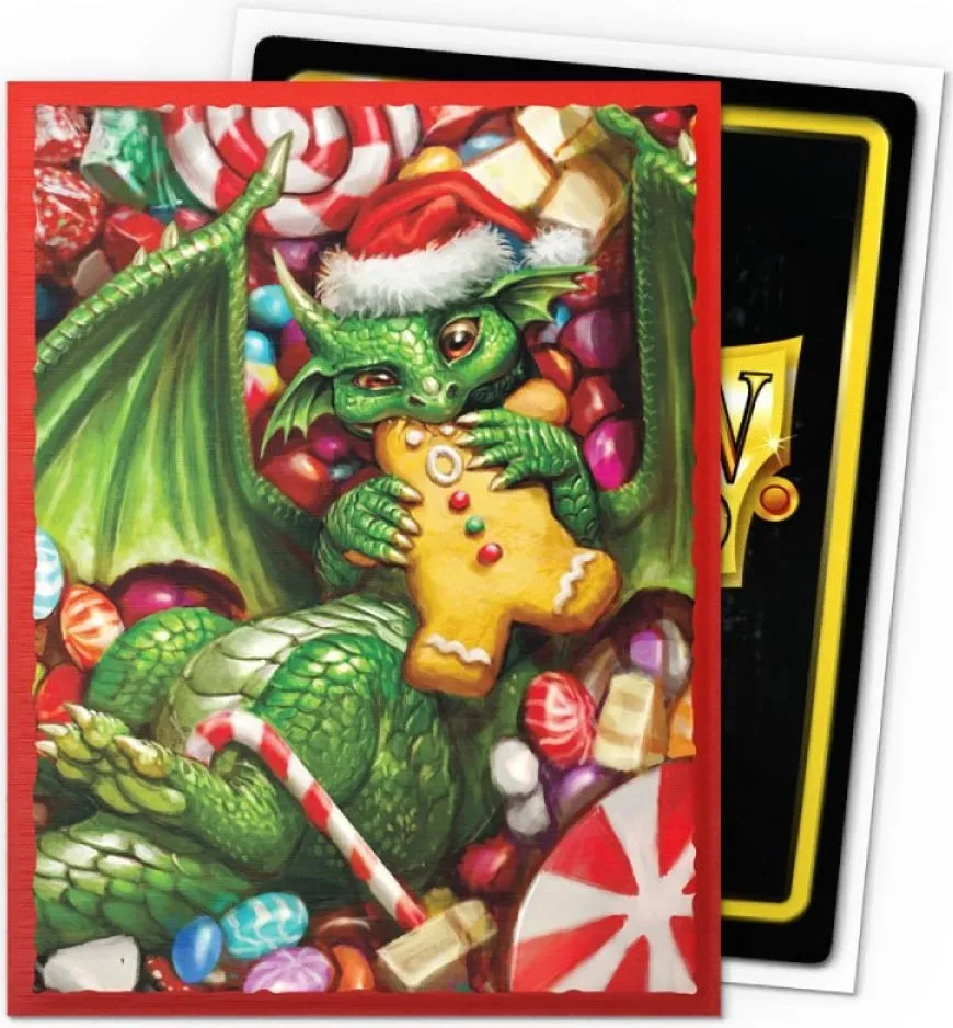 Dragon Shield Sleeves Brushed Art Christmas 2024