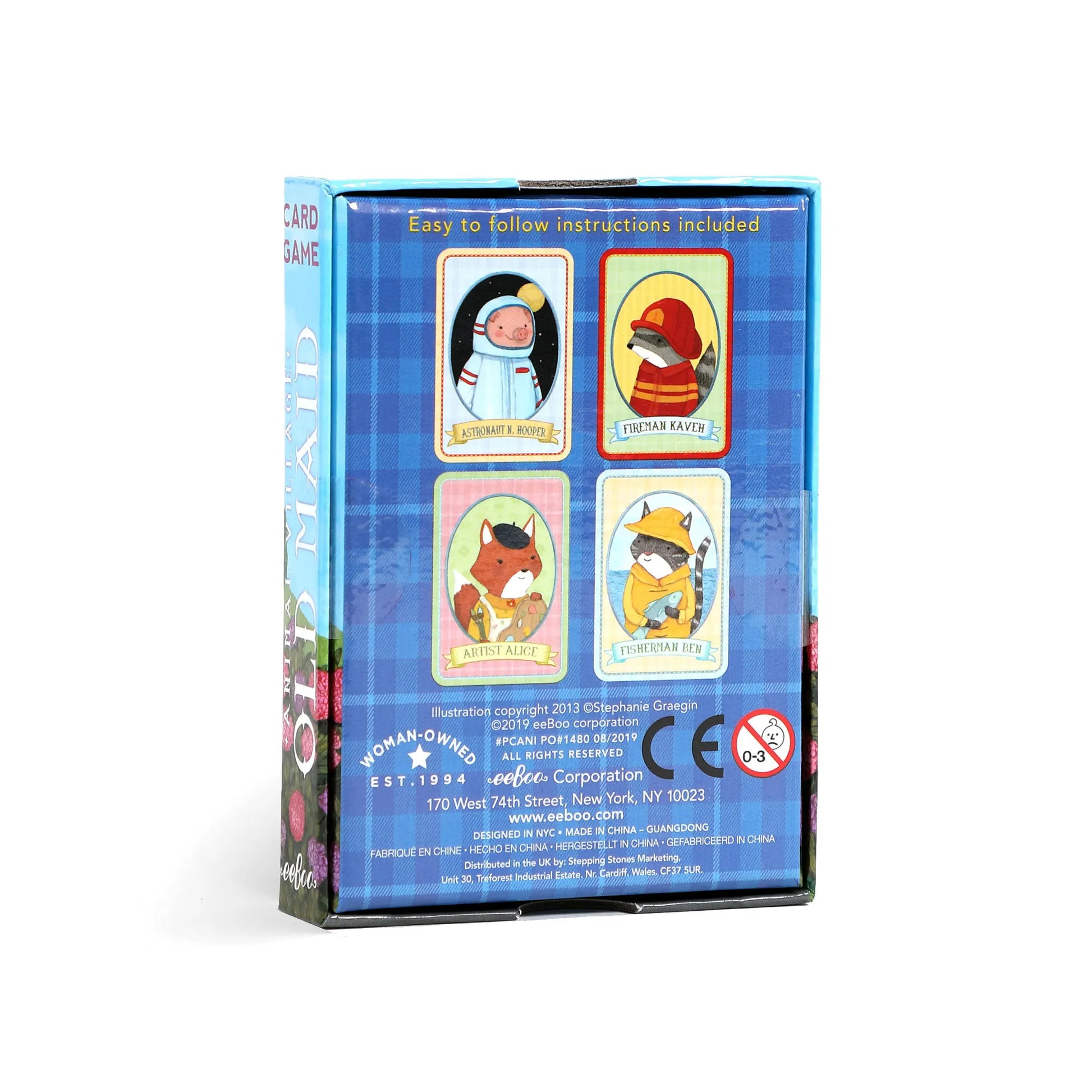 eeBoo Animal Old Maid Playing Cards