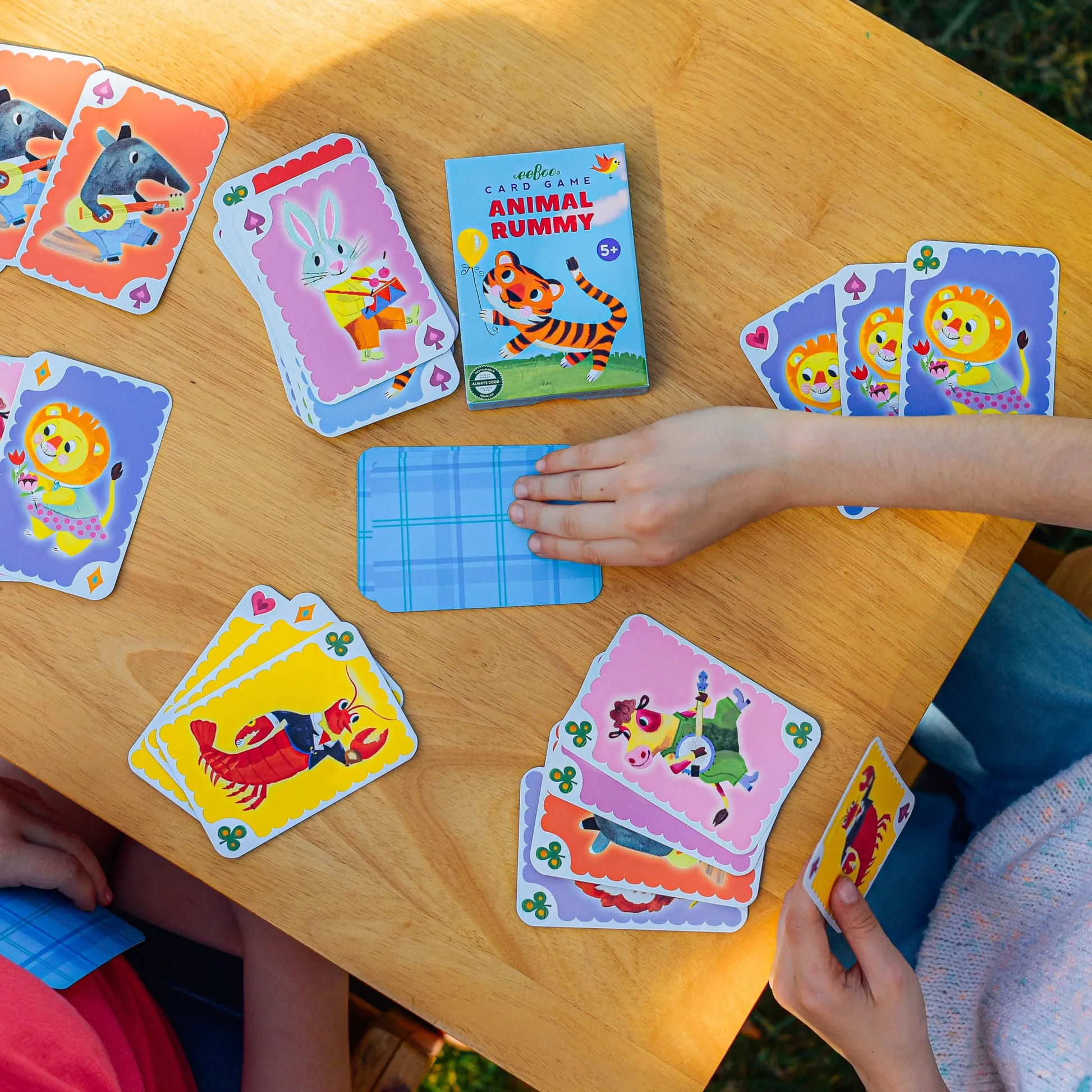 eeBoo Animal Rummy Playing Cards (4th Ed)