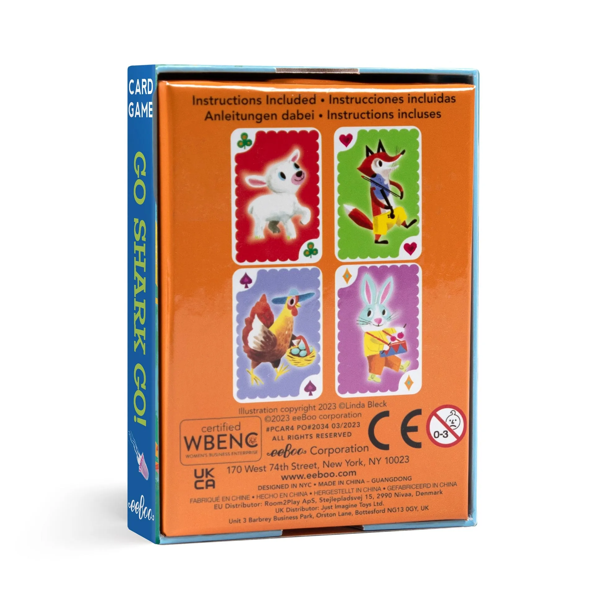 eeBoo Animal Rummy Playing Cards (4th Ed)