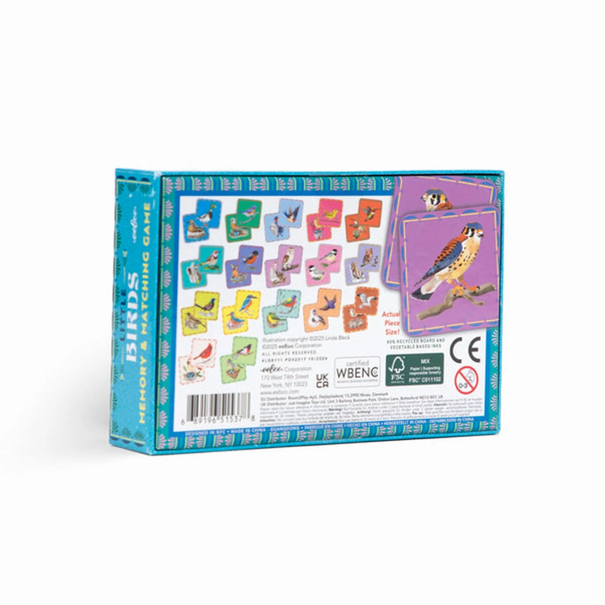 eeBoo Birds Little Matching Game