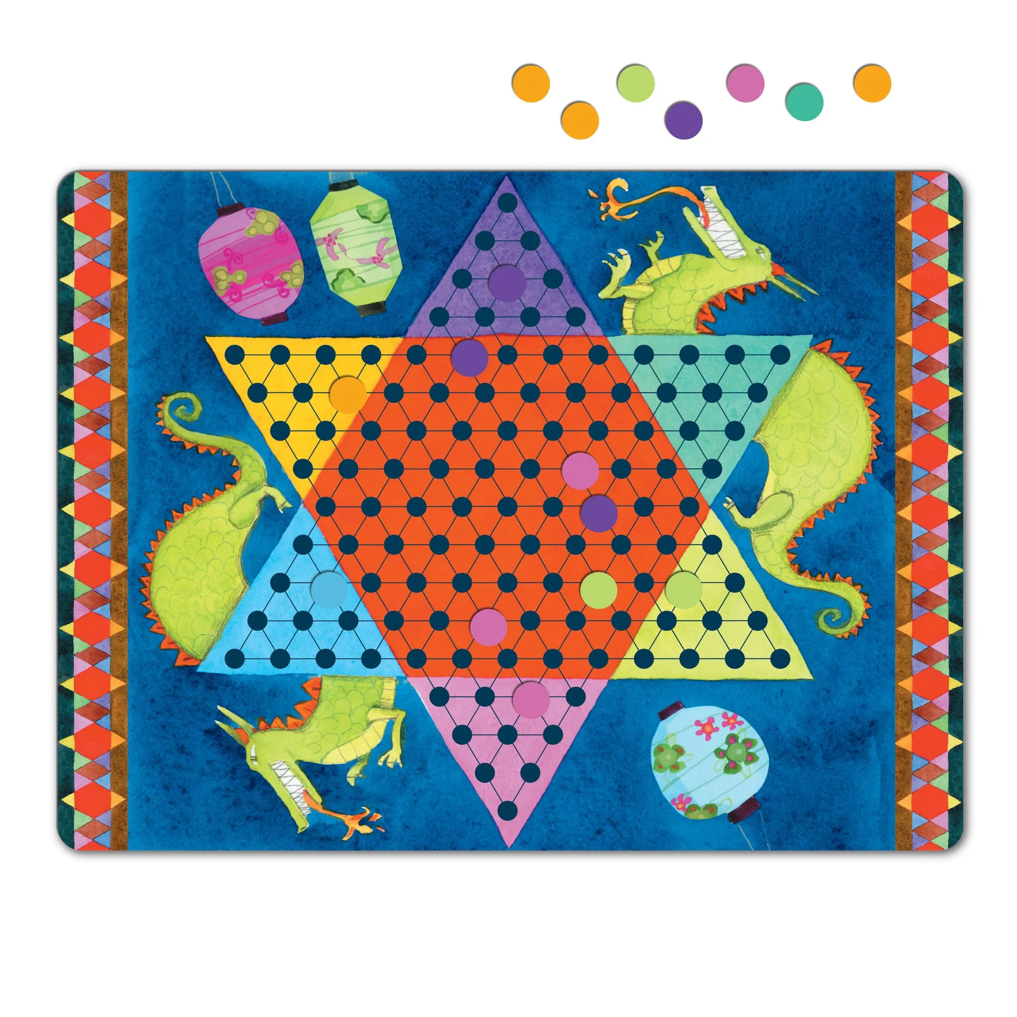 eeBoo Chinese Checkers Magnetic Game