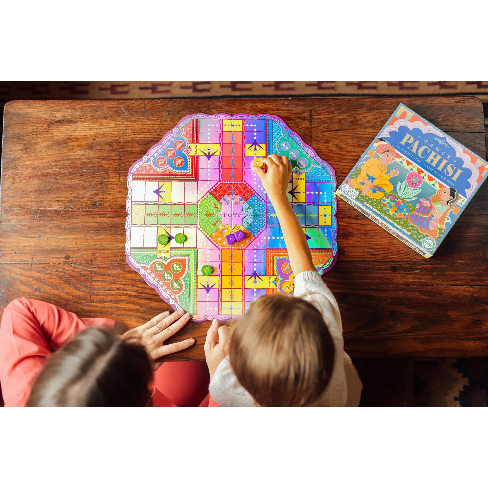 eeBoo Fancy Pachisi Board Game