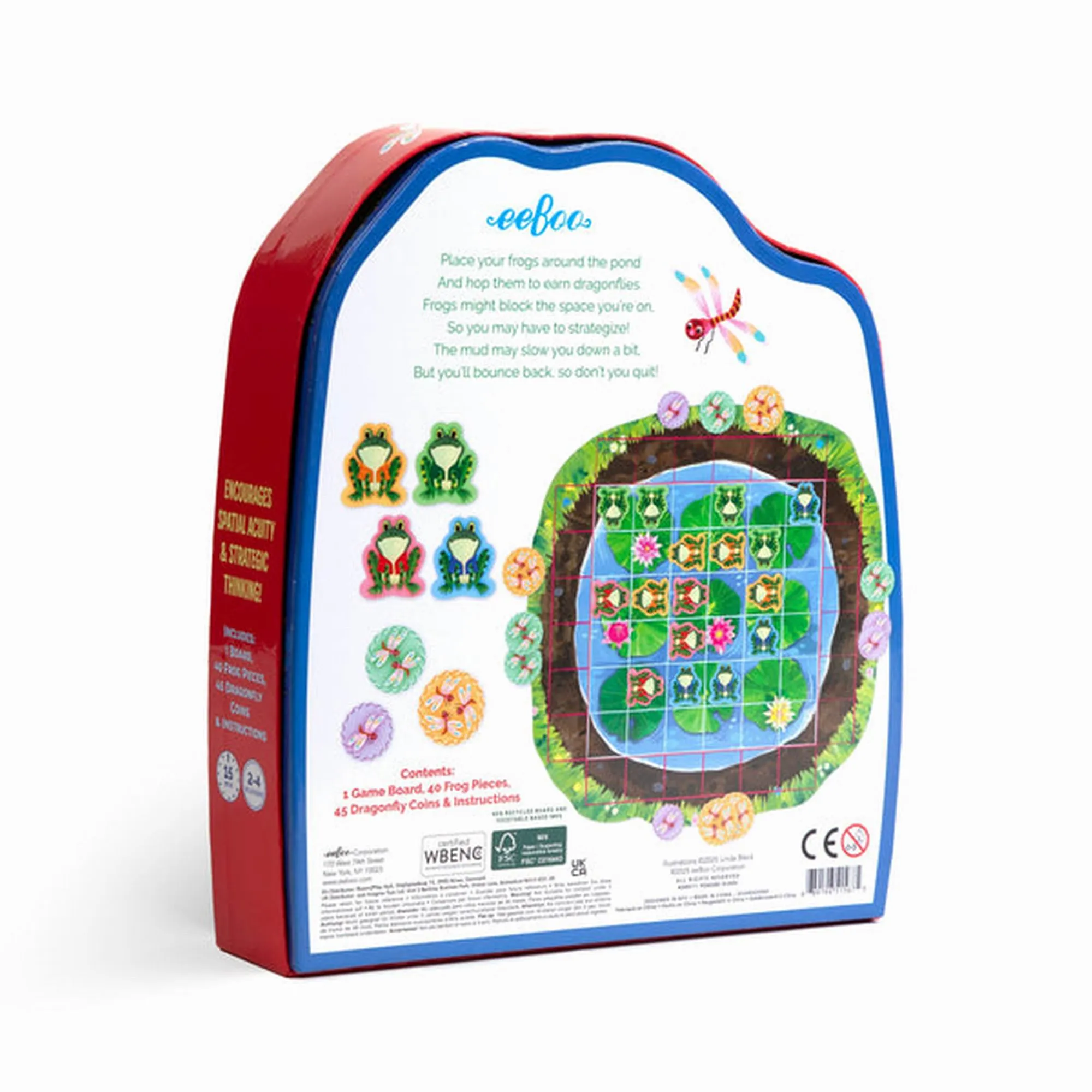 eeBoo Frog Hopkins Shaped Game
