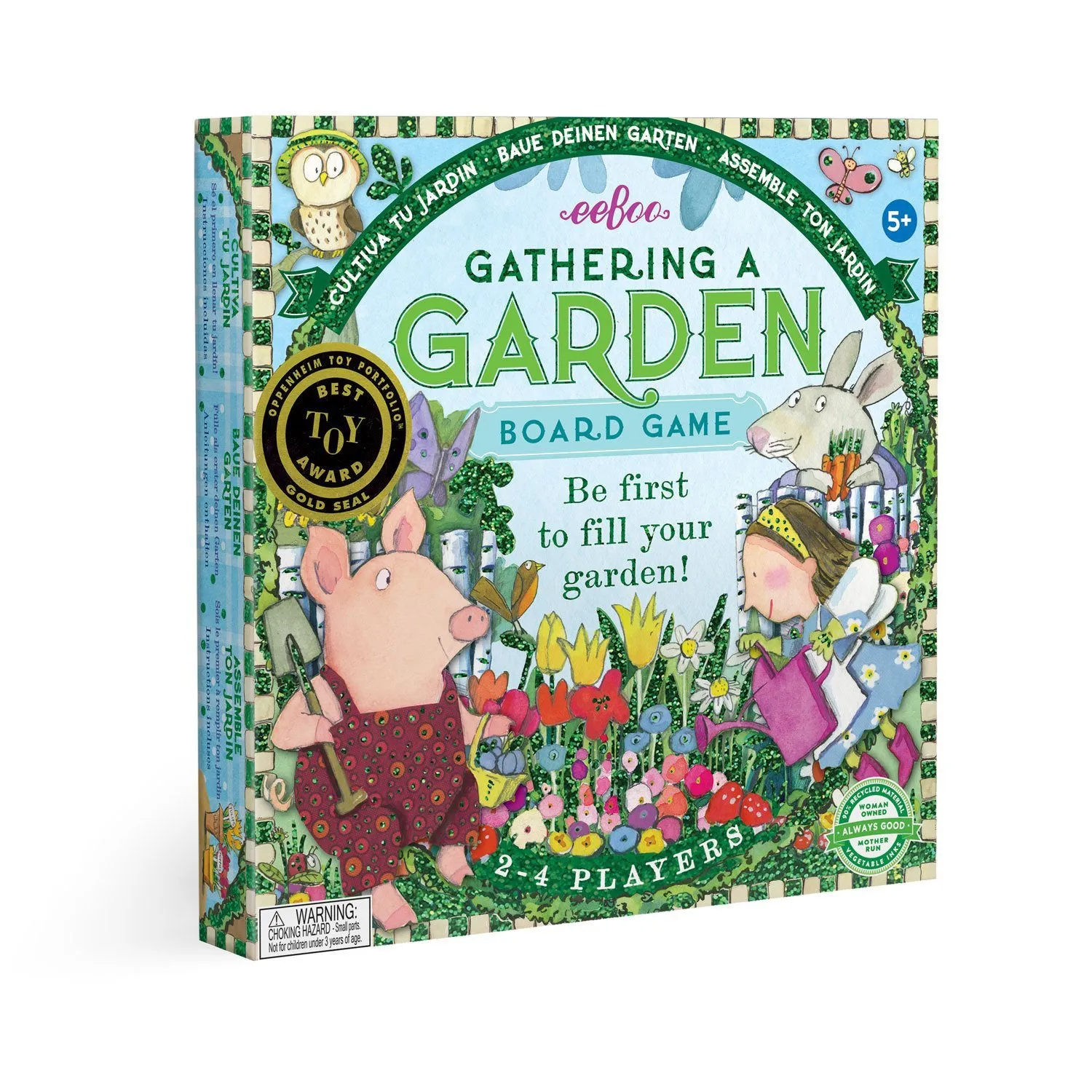 eeBoo Gathering A Garden Foil Board Game