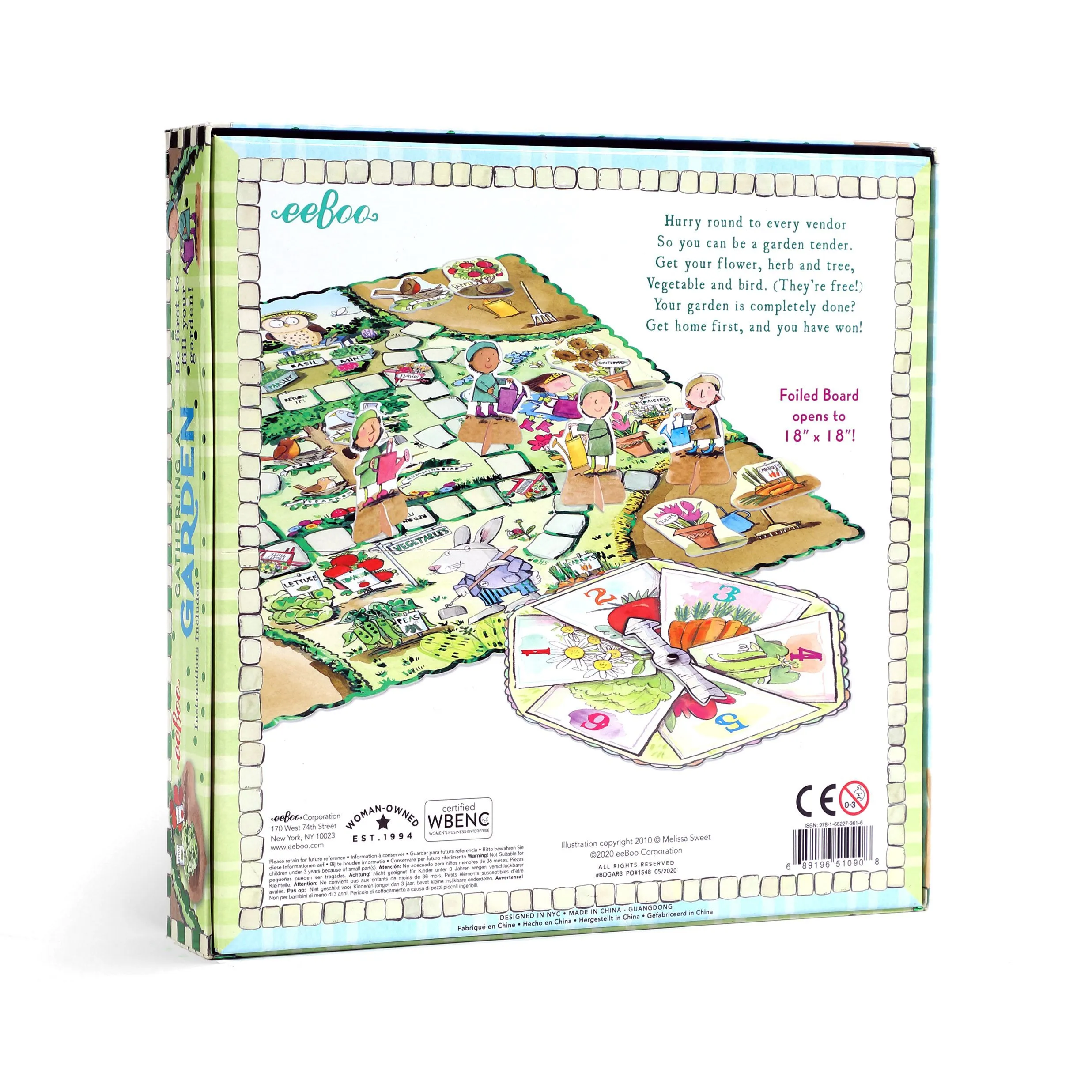 eeBoo Gathering A Garden Foil Board Game
