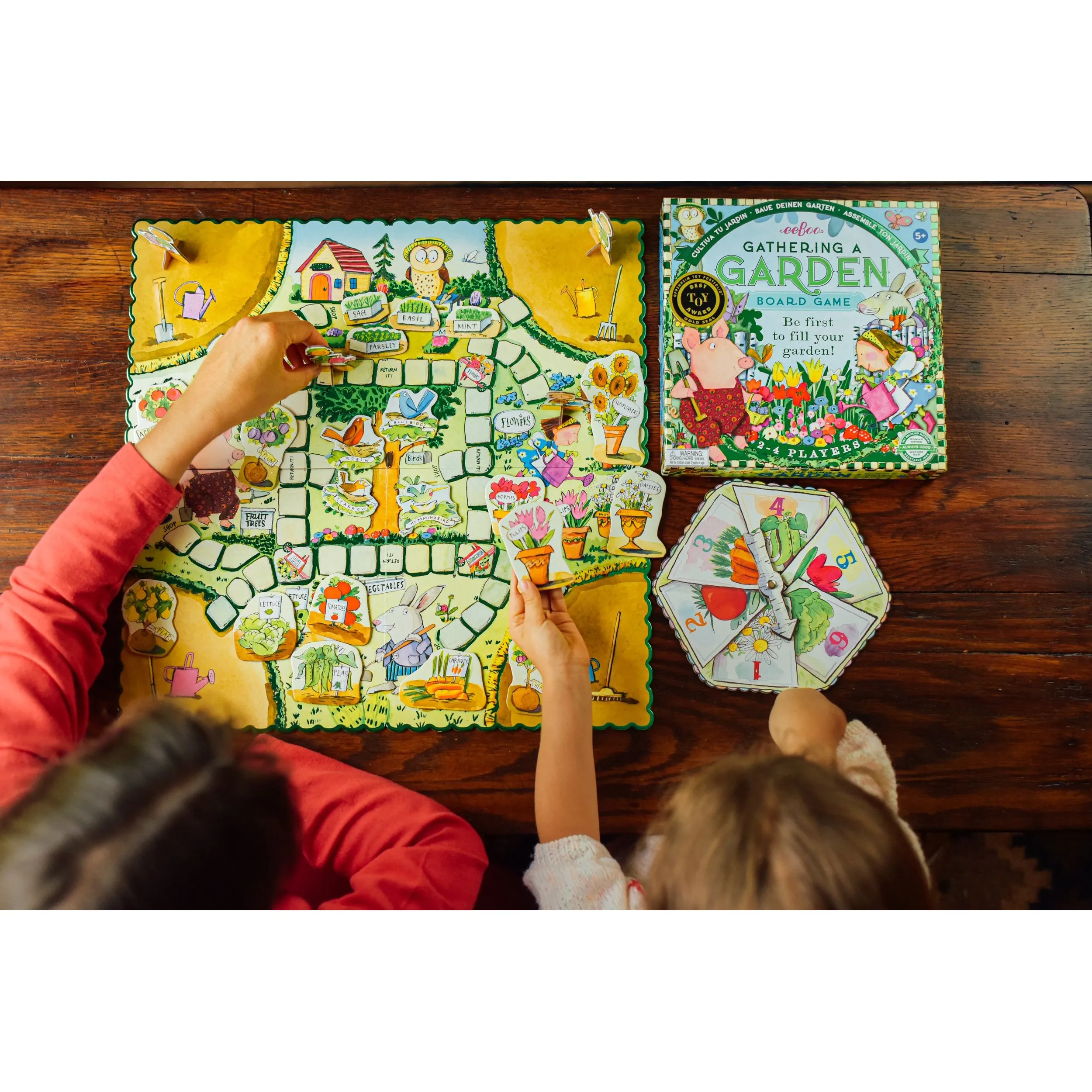 eeBoo Gathering A Garden Foil Board Game