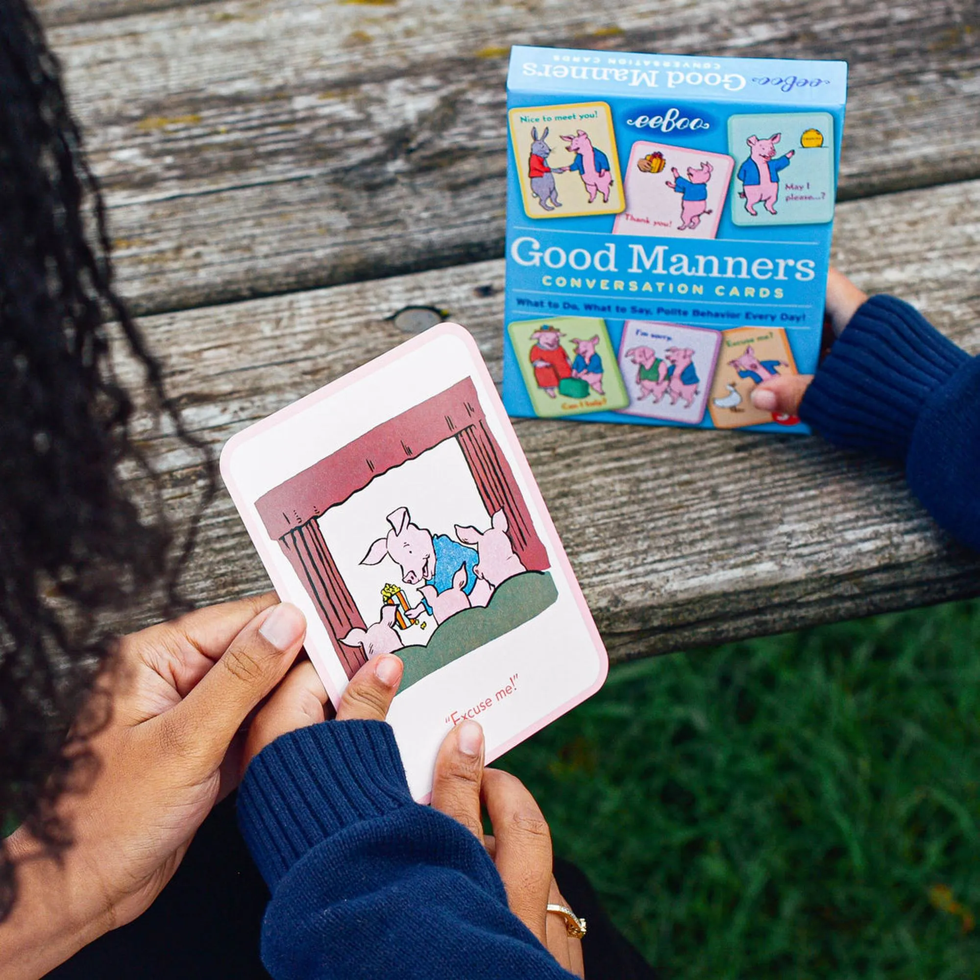 eeBoo Good Manners Conversation Cards – New Packaging