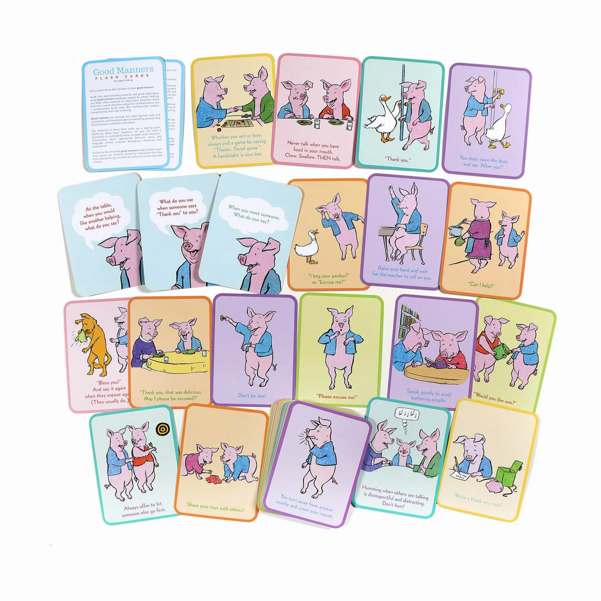 eeBoo Good Manners Conversation Cards – New Packaging