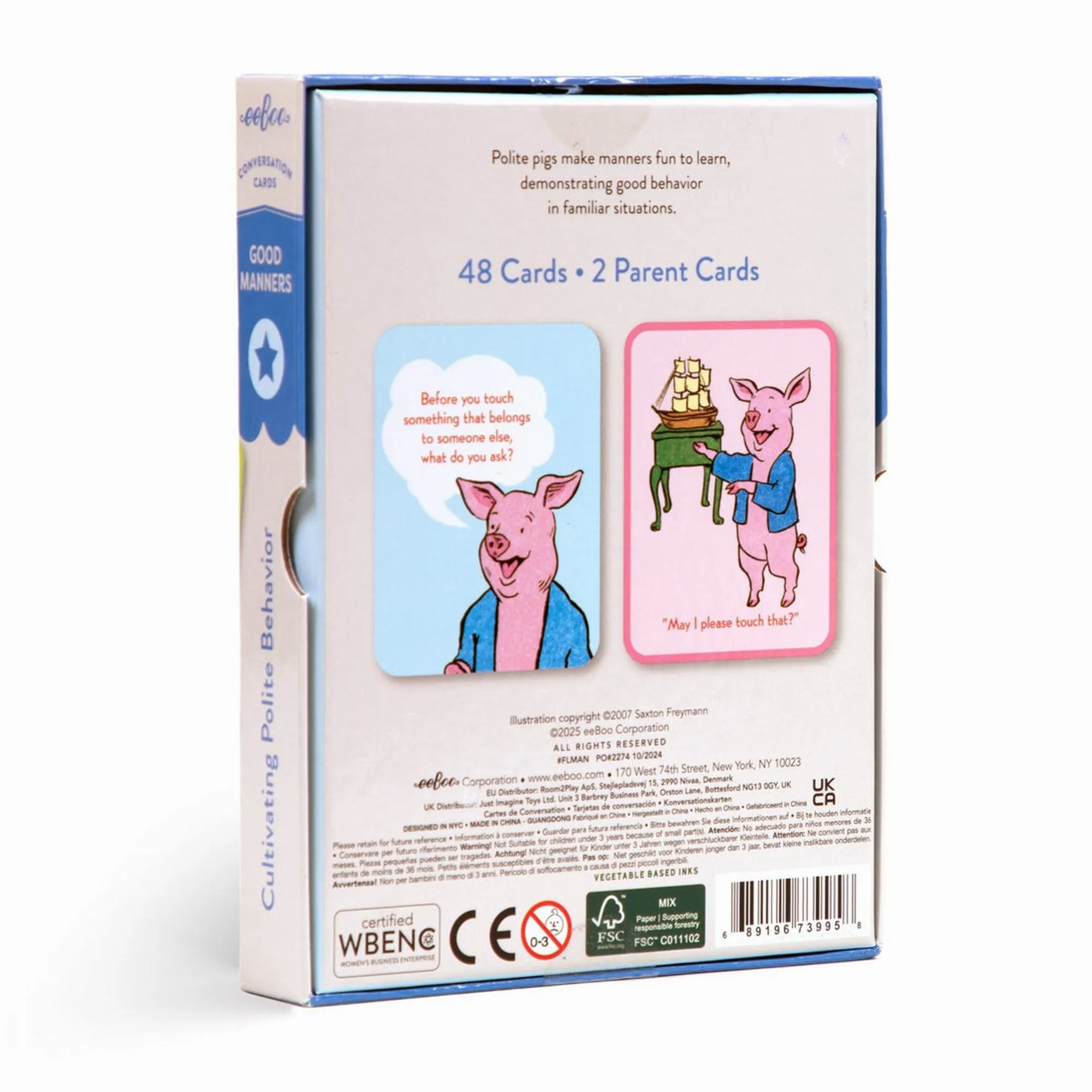eeBoo Good Manners Conversation Cards – New Packaging