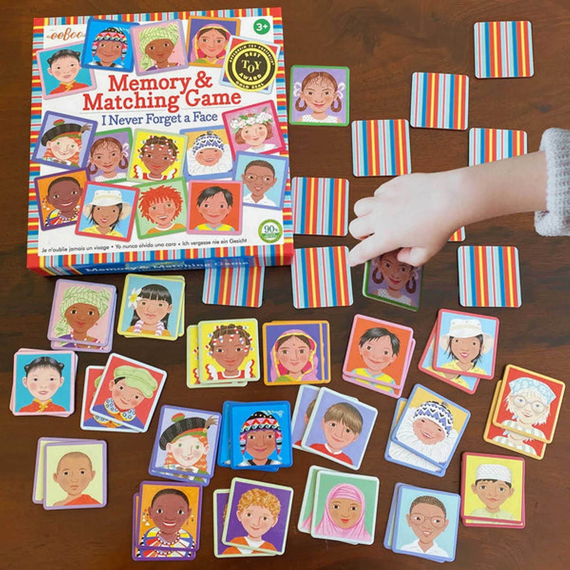 eeBoo I Never Forget a Face Matching Game – New Packaging