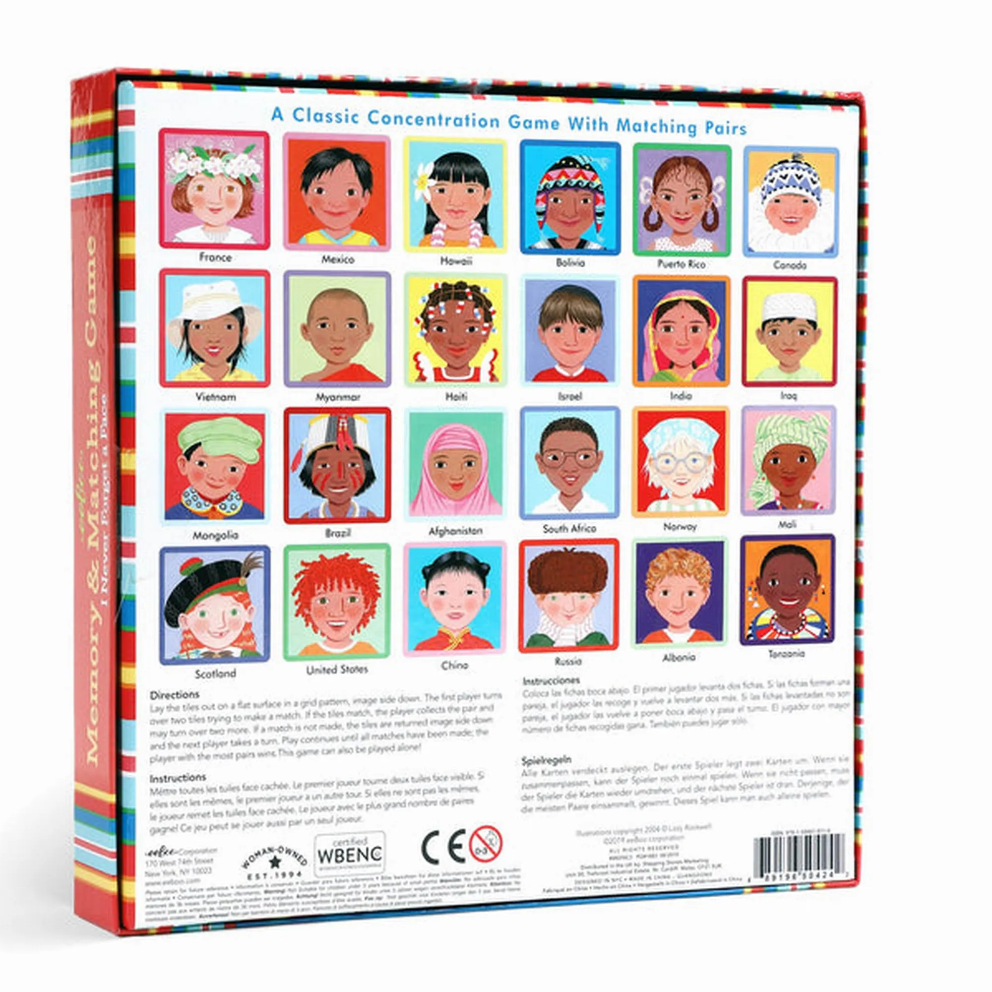 eeBoo I Never Forget a Face Matching Game – New Packaging