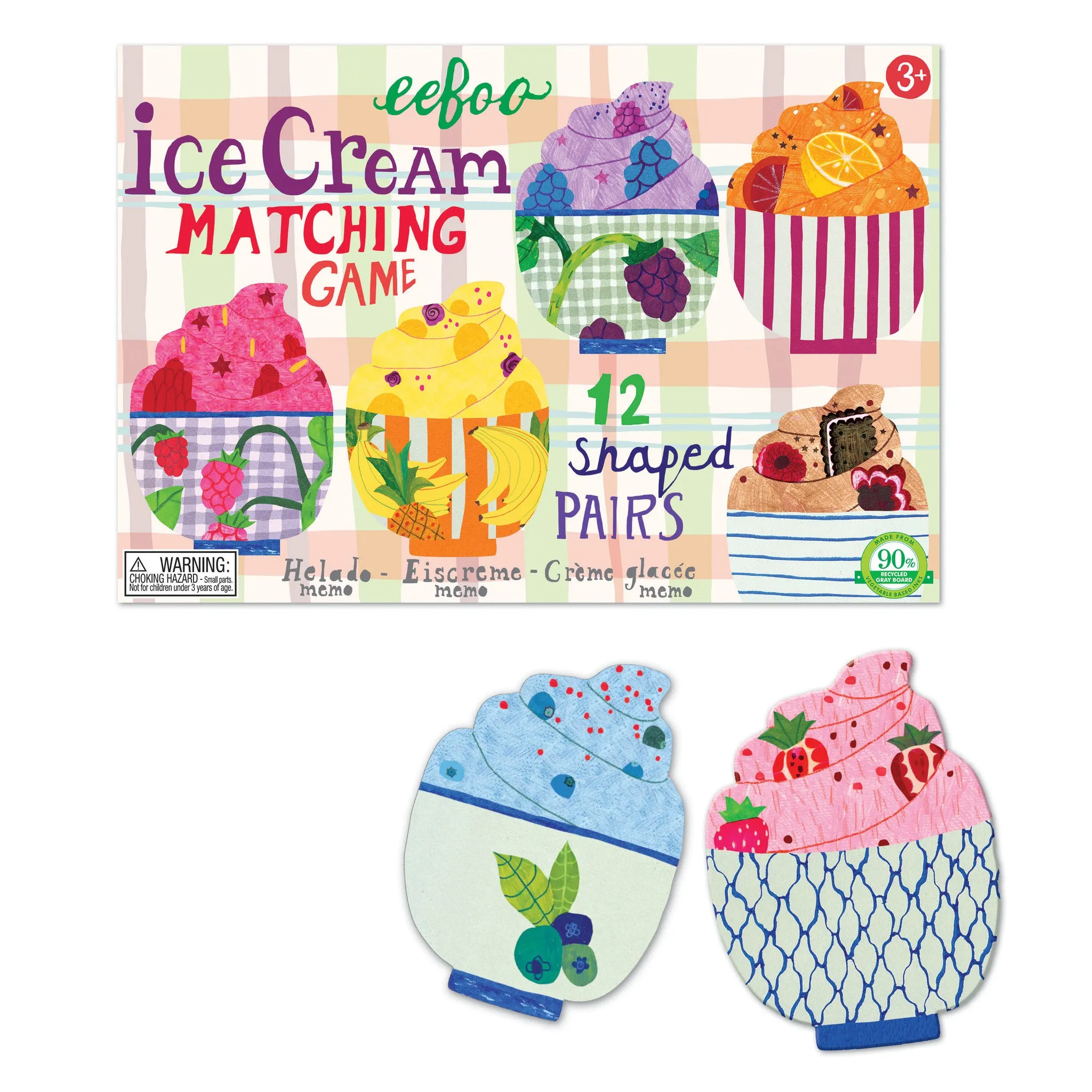 eeBoo Ice Cream Matching Game