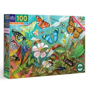 eeBoo Love of Bugs 100pc Puzzle
