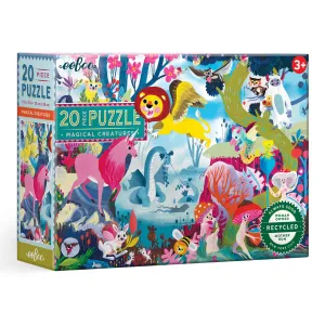 eeBoo Magical Creatures 20pc Puzzle