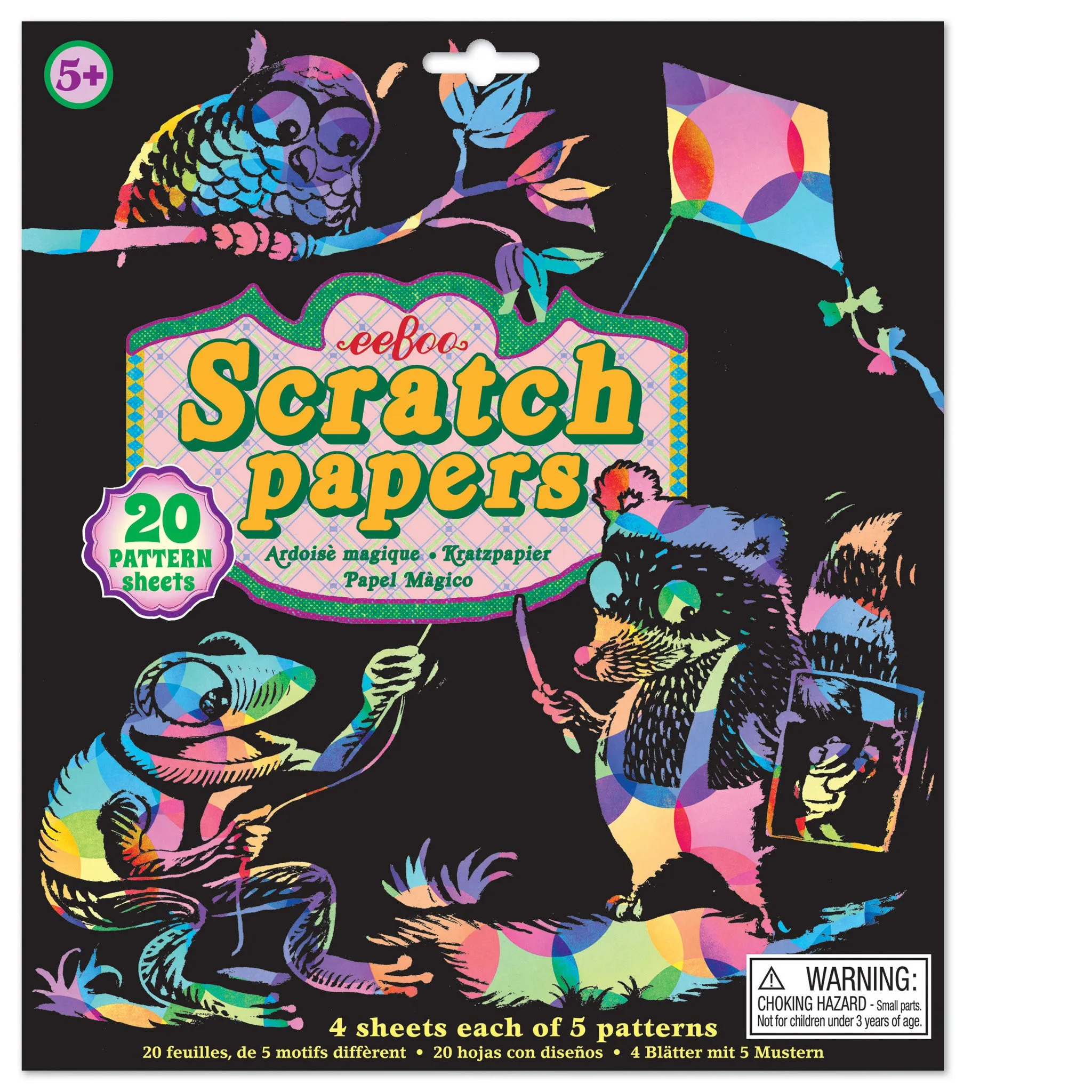 eeBoo Pattern Scratch Papers