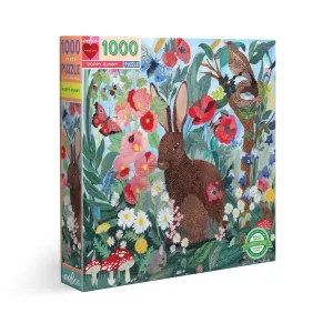 eeBoo Poppy Bunny 1000 pc Square Puzzle